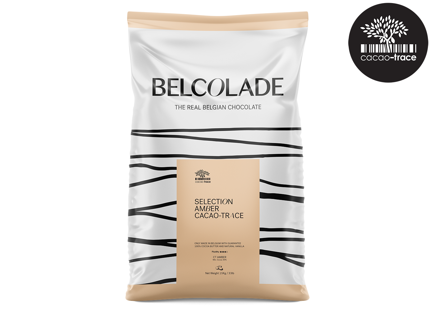 Belcolade selection amber cacao-trace